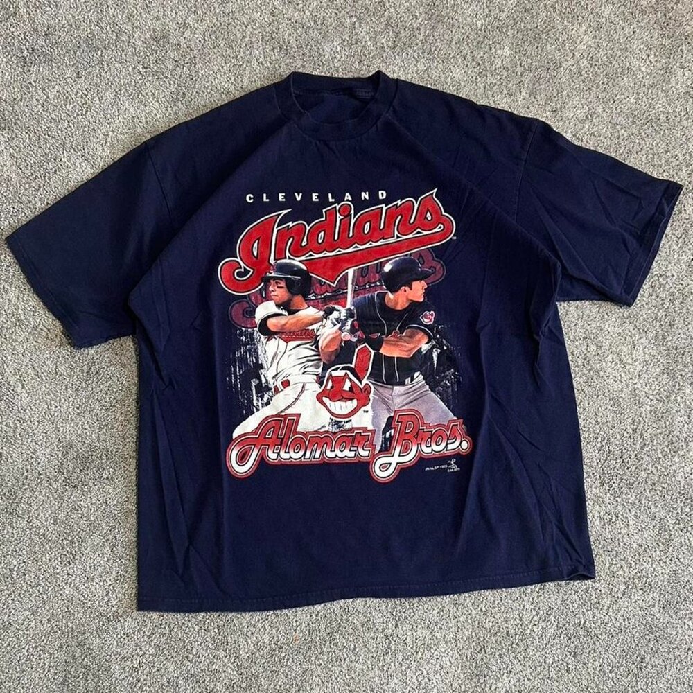 Men's Navy and Blue T-shirt